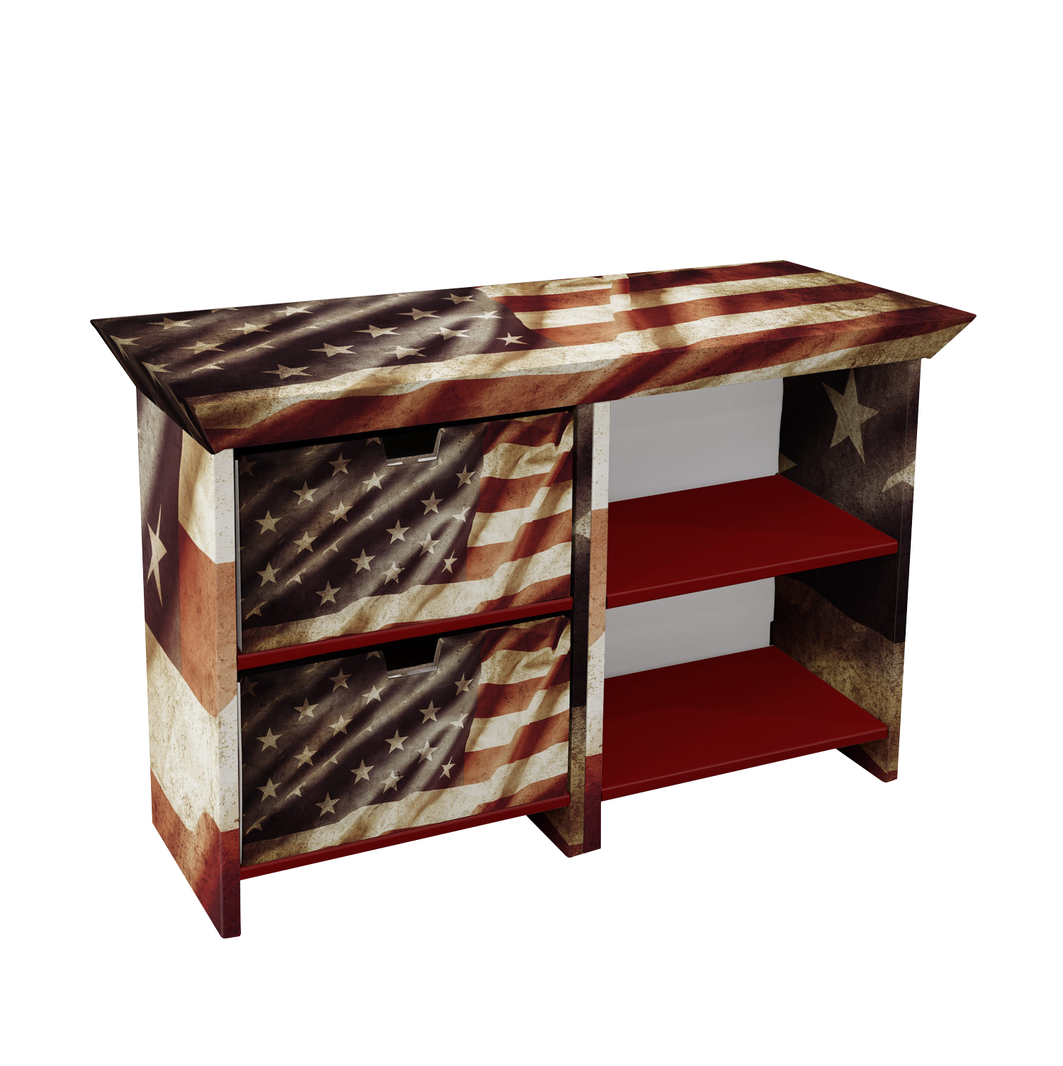 Flag with Flag Drawers